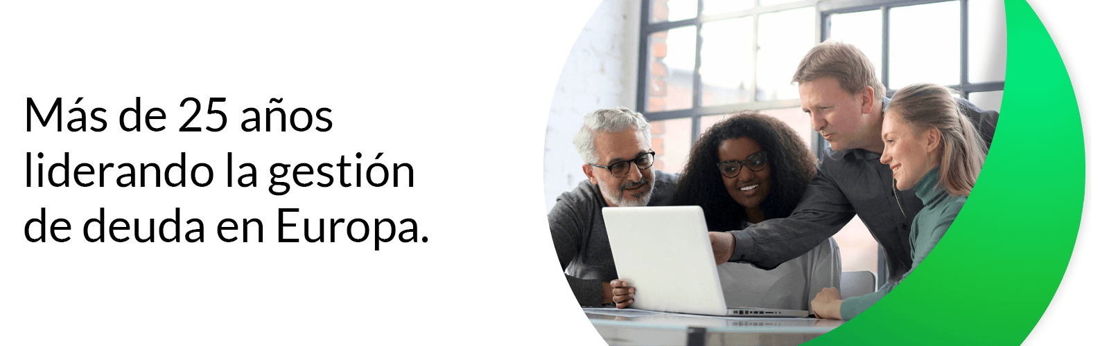 Four people looking at laptop